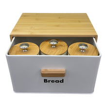 Zk-004 White Tea, Coffee, Sugar & Bread Canisters (4 PCS)