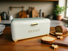 Grey B Tea, Coffee, Sugar & Bread Canisters (4 PCS)