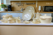 Opal Dinner Set - 72 Cream