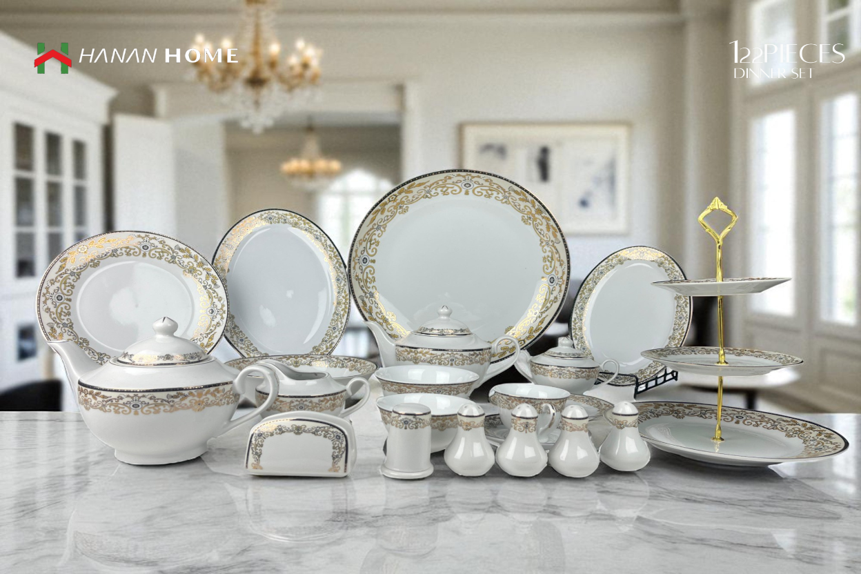 Dinner Set 122 - Cp-27