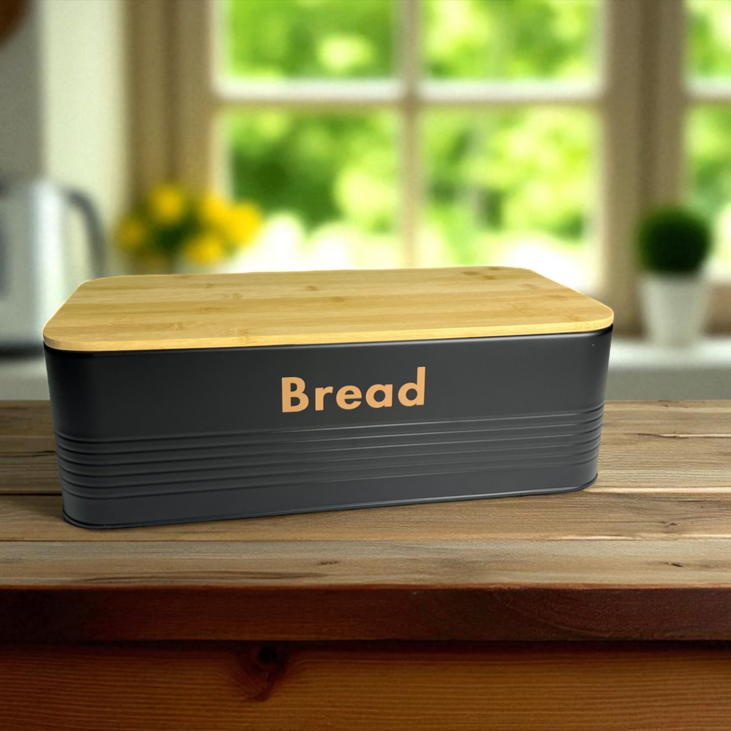 White Tea, Coffee, Sugar & Bread Canisters (4 PCS)