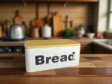 White-2 Tea, Coffee, Sugar & Bread Canisters (4 PCS)