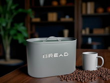 Grey Tea, Coffee, Sugar & Bread Canisters (4 PCS)