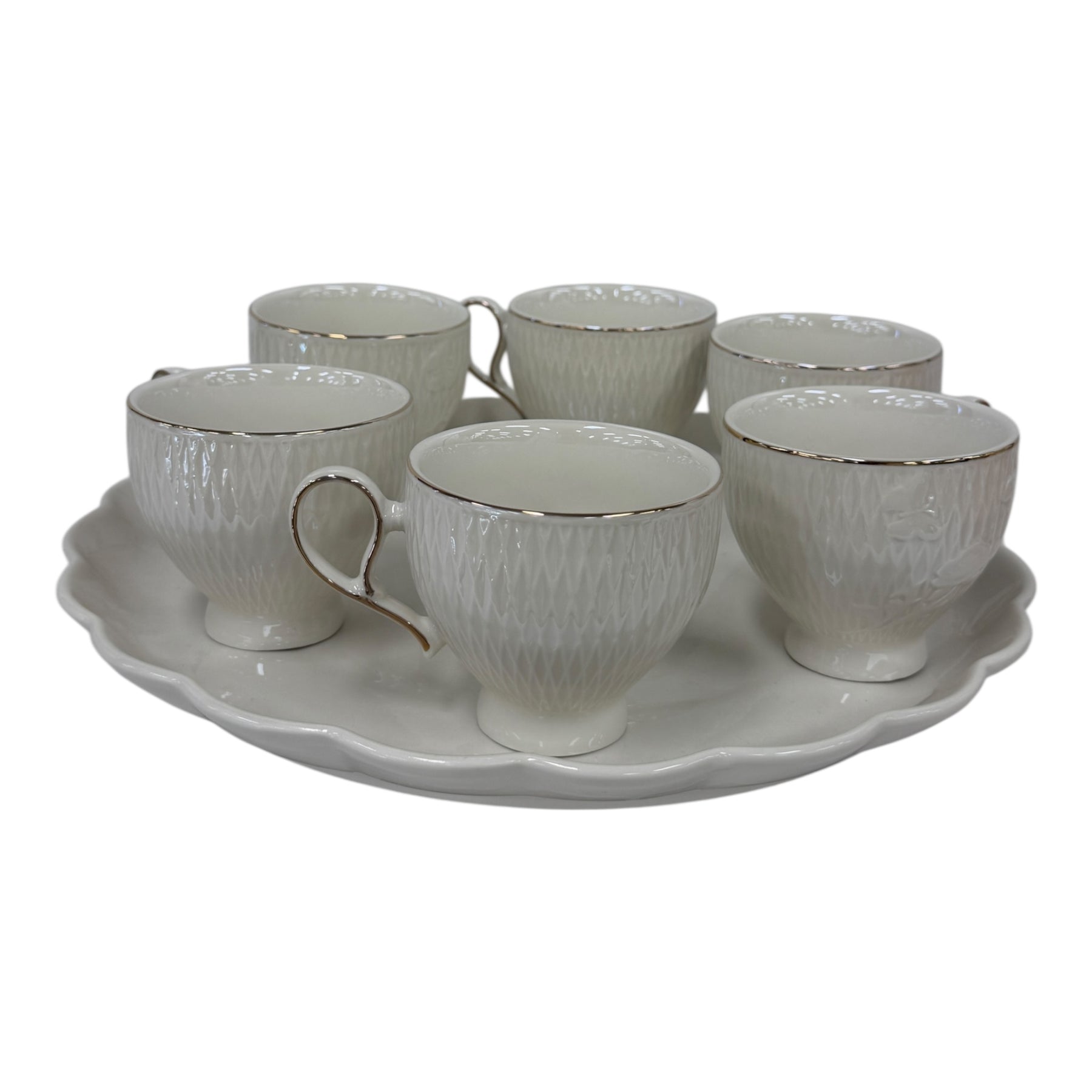 880-B - 8pcs/settea pot:1cup:6round tray:1