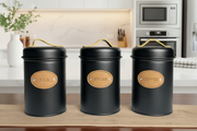 Tea, Coffee, Sugar Canisters (3 PCS)