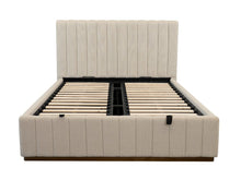 PERRISA K BED 2DRWS 205X222X140CM-BEIGE(4CTN)