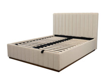 PERRISA K BED 2DRWS 205X222X140CM-BEIGE(4CTN)
