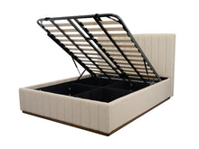 PERRISA K BED 2DRWS 205X222X140CM-BEIGE(4CTN)